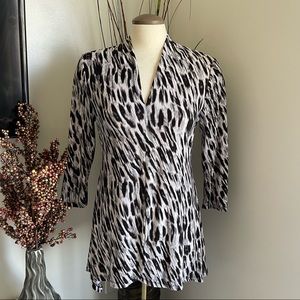 Animal print top